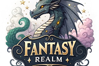 hand paint fantasy logo