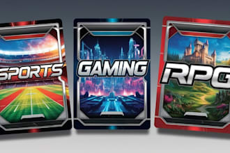 create custom trading cards for friend groups