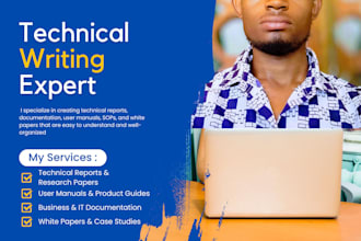 write expert technical reports and documentation