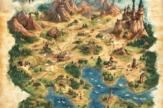 create custom fantasy maps for you