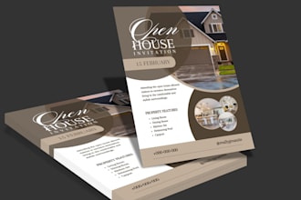 create professional real estate flyers, brochures, banners