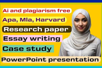 do professional essays, reports, ppts, research, and summary writing
