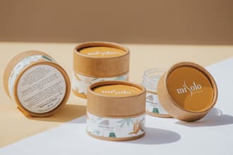 do attractive product label design bottle label and packaging box design
