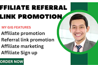 do affiliate referral link promotion, affiliate sign up, link sign up, recruits
