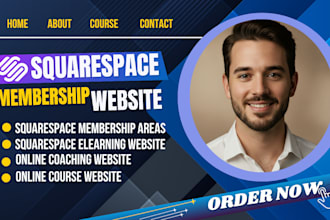 squarespace membership website squarespace online coaching subscription website