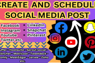 create schedule post for all social media platform via loomly buffer hootsute