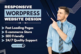 do your website development wordpress website designing and fix website issues