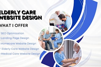 medical care website, health care website, home care website
