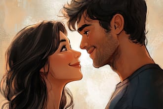 draw your, couples, pencil realistic portrait, sketch