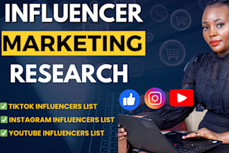 find instagram, tiktok, and youtube influencers  for influencer marketing