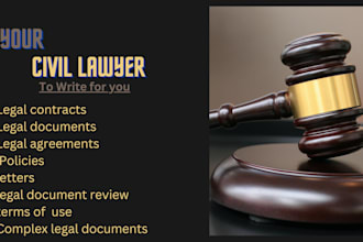 draft court pleadings, motion, lawsuit, complaint, petition, appeal, answer, nda