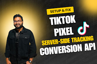 setup tiktok pixel with events API for server side tracking
