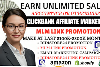 promote my affiliate link, mlm link promotion, clickbank,mlm affiliate marketing