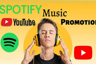 30days organic soundcloud music ,apple music ,spotify music promotion