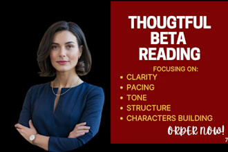 beta read and critique your fiction and non fiction novels and memoir book