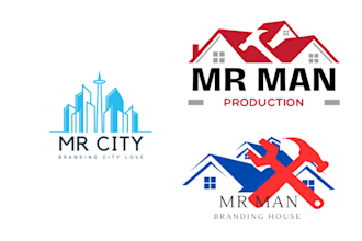 design professional construction minimalist logo