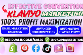klaviyo email marketing campaign, klaviyo flows for shopify marketing
