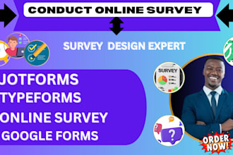 create google forms, jotform, typeform, online survey and fill online survey