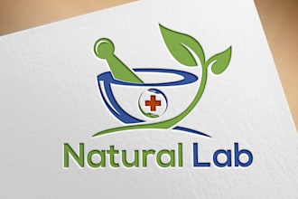 do natural medical spa health hemp herbal eco organic logo