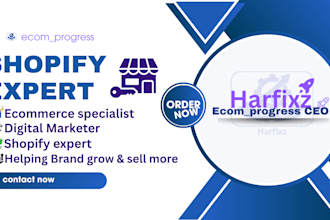 design a stunning,fully responsive shopify store that captivates your visitors