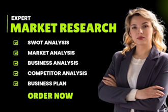 do detailed market research, business plan, competitors analysis, swot analysis