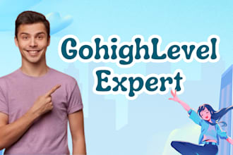 build gohighlevel sales funnel, website and be your go high level expert