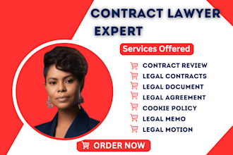 be your lawyer for legal documents, contracts terms and conditions, policy nda