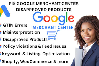fix google merchant center disapproved product for your ecommerce store