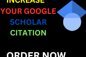 increase citation reference your article on google scholar, citation