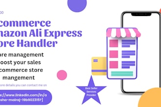 handle your e commerce store provide high margin profit cheap service to you