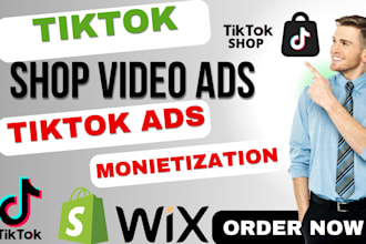 setup tik tok shop video ads manager moneitization content creator boost sales