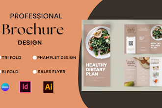 design post card leaflet tri fold one pager rack card catalogue medical flyer