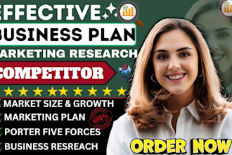 conduct a powerful market research, competitor research, niche research