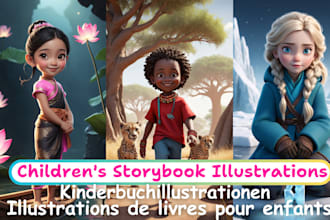 illustrate children picture book illustration kids picture book illustration KDP