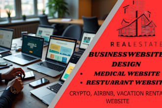 do small business website, medical spa website, restaurant website