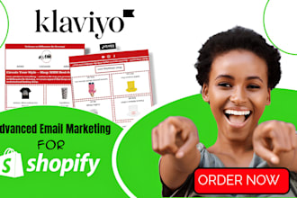 set up shopify klaviyo email marketing mailchimp campaign automation email flows