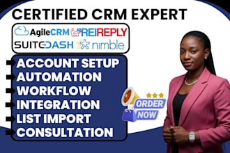 setup rei reply automation suitedash flowlu nimble agile crm bigin by zoho keap