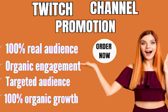 help you grow your twitch audience and followers organically