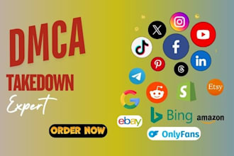 file dmca takedown to remove leaked, infringing and  stolen content online