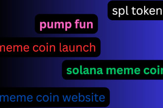 create spl token pump fun token solana token solana meme coin meme website