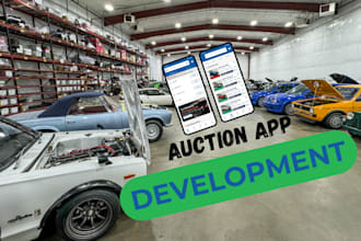 develop custom car auction app bidding car app like copart, adesa, autobidmaster