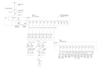 create a professional one line electrical diagrams and schematics