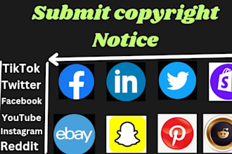 submit dmca copyright notice to remove infringing content