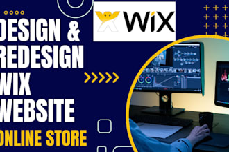 create wix online store wix woocommerce website wix SEO wix design wix  redesign