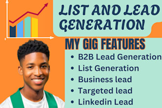 do email list and b2b business linkedin lead generation business niche sales