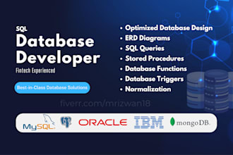 design, optimize, and write sql queries, stored procedures