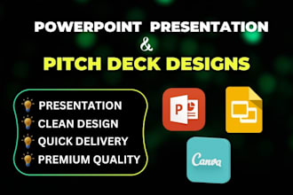 build powerpoint presentation within 24 hrs film pitch deck sales deck