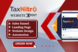 do tax nitro sales funnel tax nitro landing page tax nitro design tax nitro