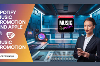 do organic spotify apple music promotion, spotify promo to targeted audience