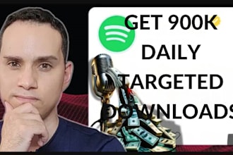 spotify podcast promotion spotify music promotion increase 900k USA UK downloads